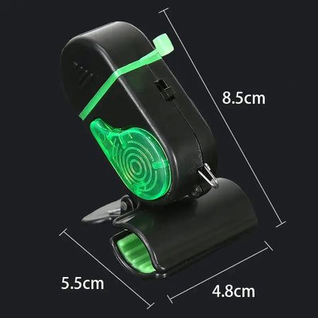 Highly Sensitive Fish Bite Alarm Clip On With LED Indicator Single flash black1