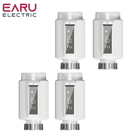 Tuya Smart Bluetooth Radiator Actuator with Programmable Thermostat 4pc TV06 / CHINA