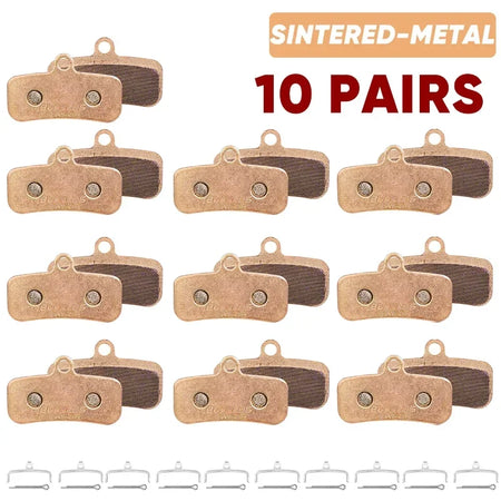 BUCKLOS Sintered-Metal MTB Brake Pads &ndash; High Wear Resistance Sintered 10Pairs