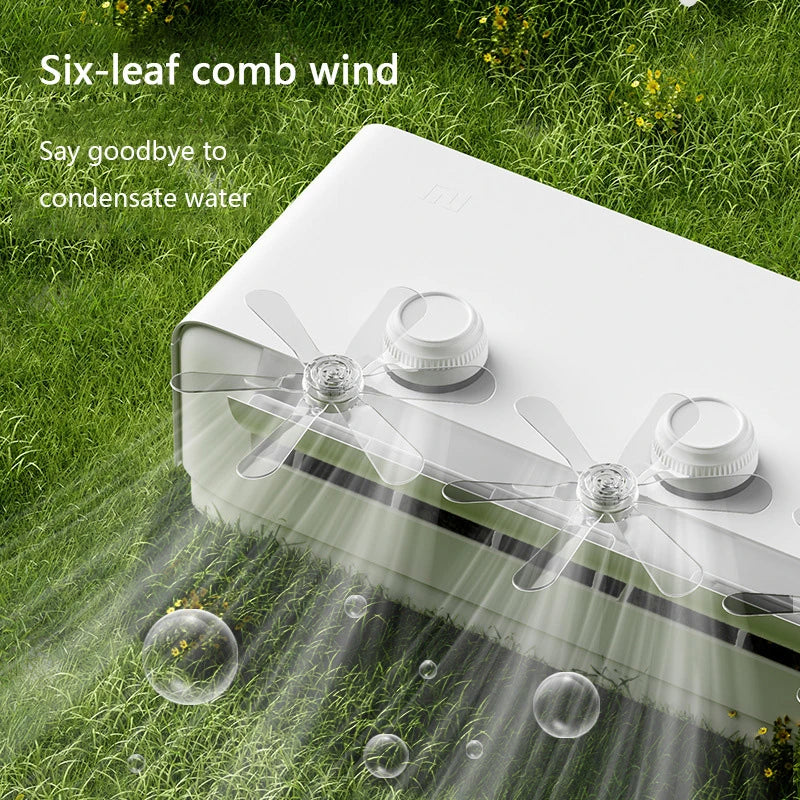 3PCS Wall Mounted Air Guide Fan - Adjustable Windmill