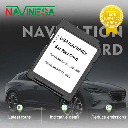 Mazda 3 CX-30 SD GPS Card 2023 North America &ndash; Latest Maps 16GB-for Mazda3 CX30