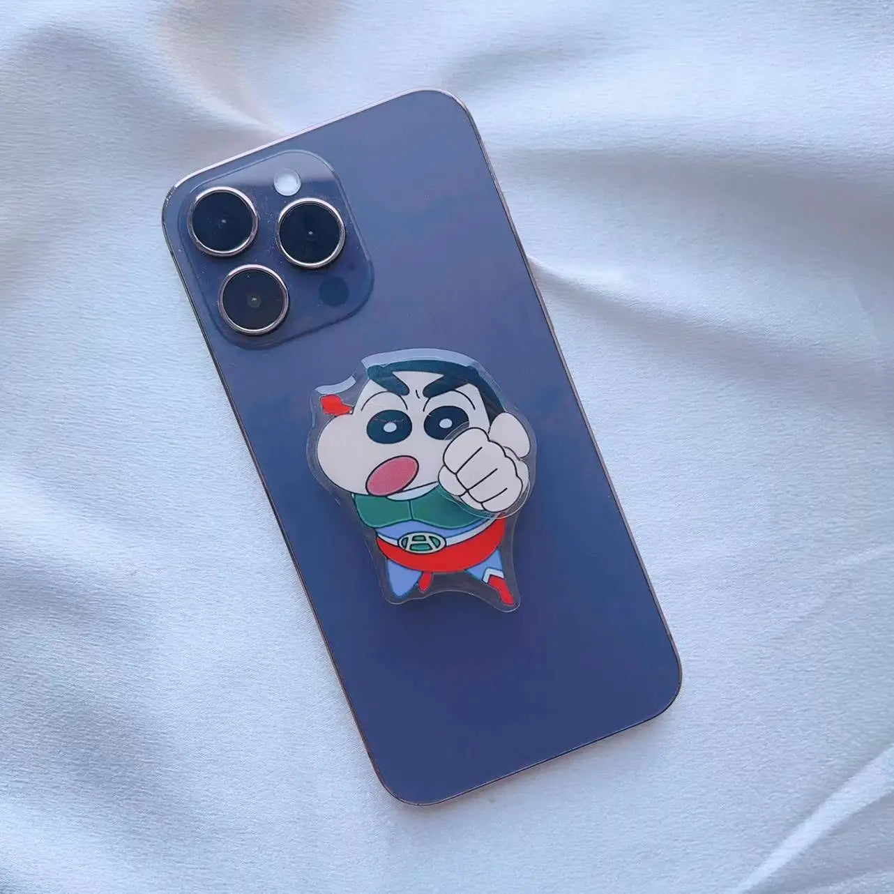 Crayon Shin-chan 3D Cute Cartoon Phone Socket Folding Holder Crayon Shin-chan 4