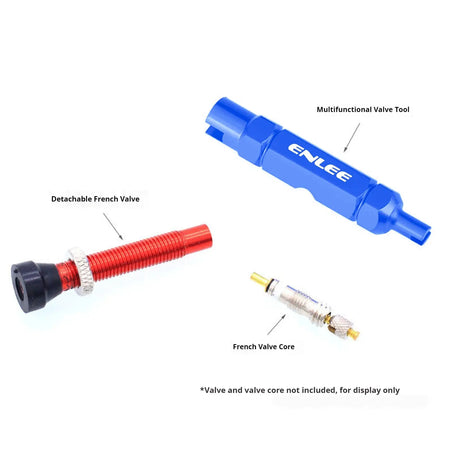 ENLEE Multi-Functional American-Style Valve Core Tool Bicycle Valve Stem Tire Valve Extension Rod Disassembly And Repair Wrench by InterCyprus Trading Ltd