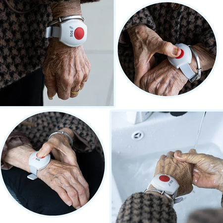 TP-309DR-2 Panic Button Bracelet - 433MHz SOS Alarm