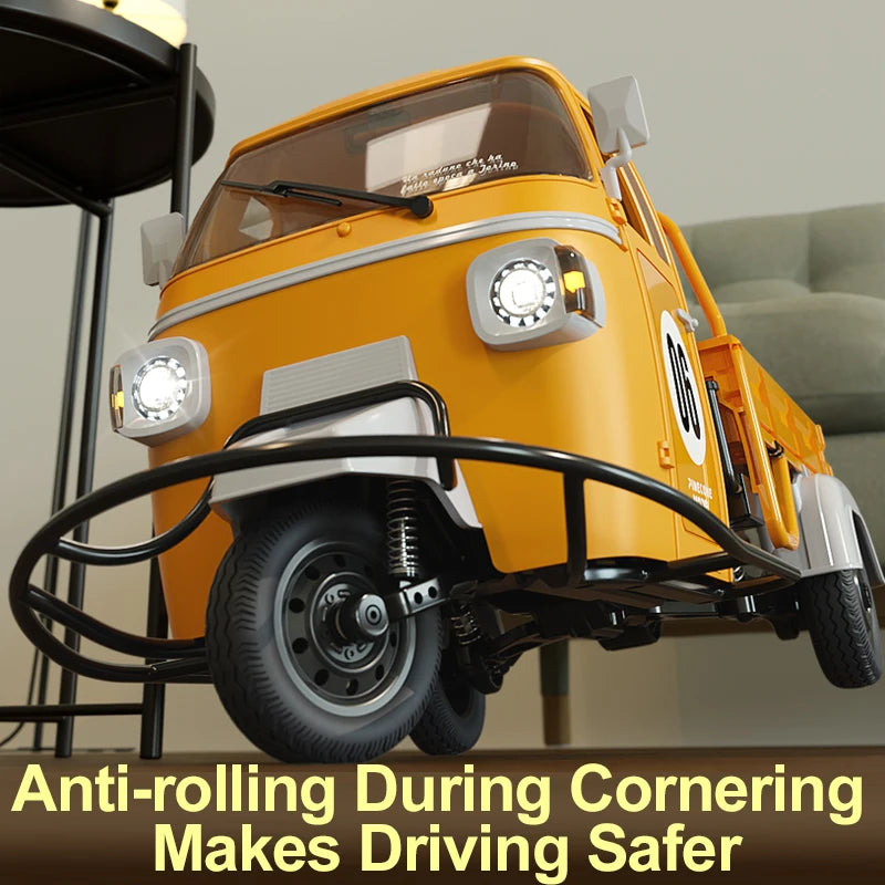 1/10 Full Scale RC Tricycle Truck &ndash; LED Lights and Music