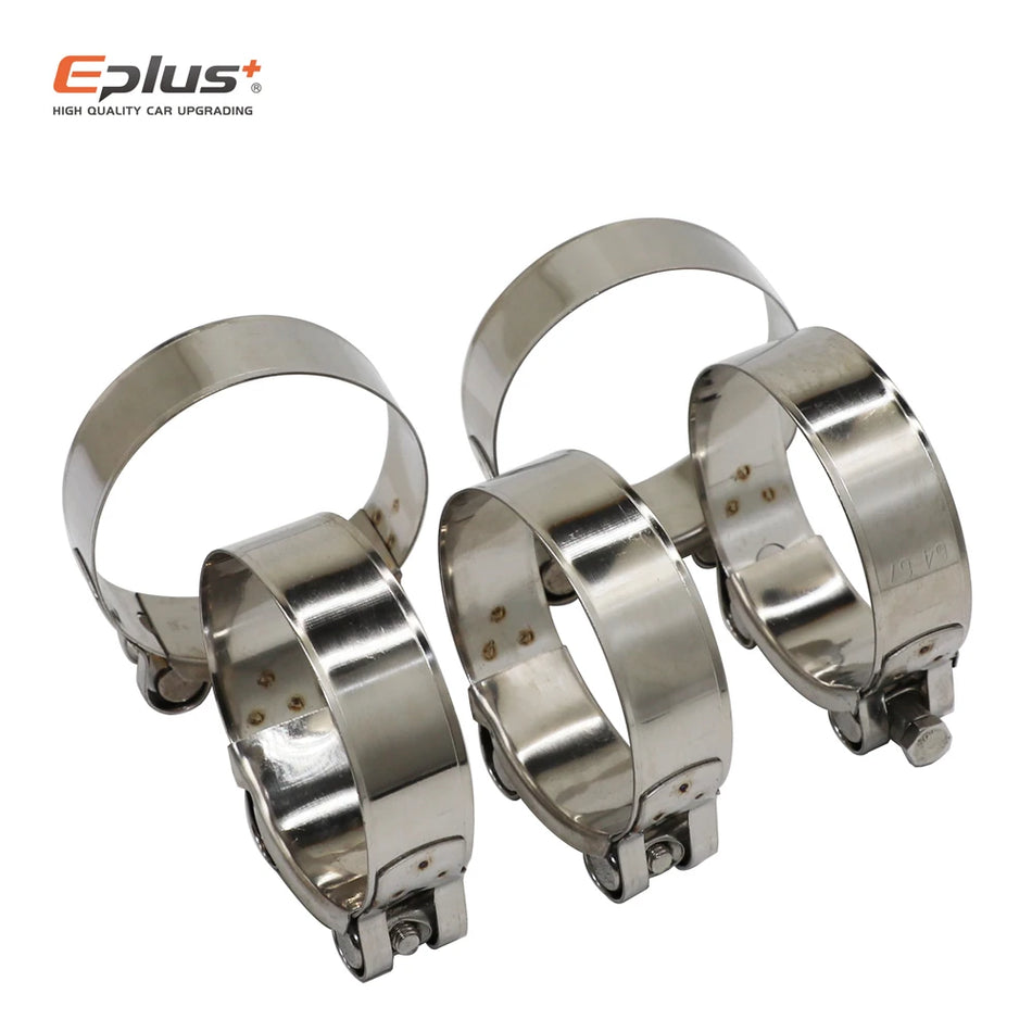 Stainless Steel T Bolt Exhaust Clamp For 32mm Inner Diameter High Strength