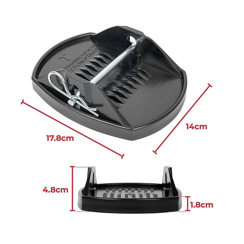 4 PCS Caravan Jack Pads - Enhanced Stability for RVs &amp; Trailers
