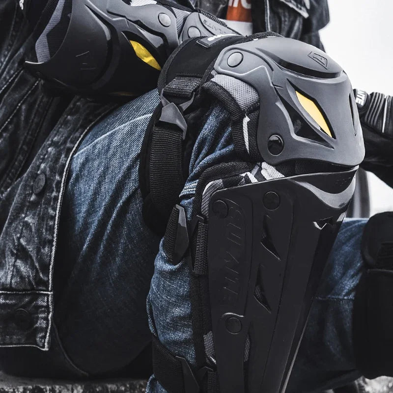 SULAITE Motorcycle Protective Gear Kit: Elbow &amp; Knee Pads