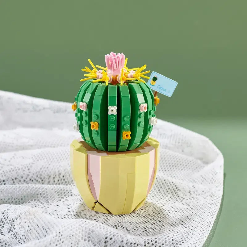 Building Block Bouquet 3D Model &ndash; Creative Home Decoration