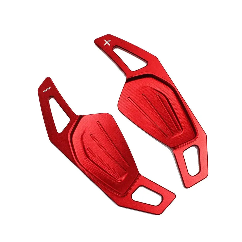 Shift Paddle Covers CNC Aluminum For Skoda Octavia Enyaq Karoq Kodiaq by InterCyprus Trading Ltd