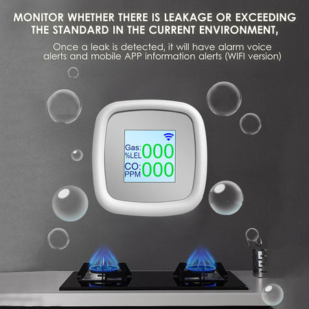 Tuya WIFI Combustible Gas Detector &ndash; Smart Alarm System