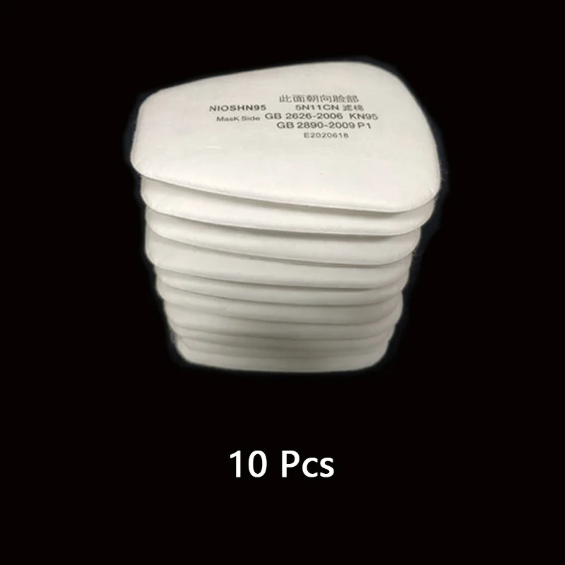 5N11 Pre-Filters for 6000/7000 Masks &ndash; Non-Oil Particulates 10 Pcs Filter cotton