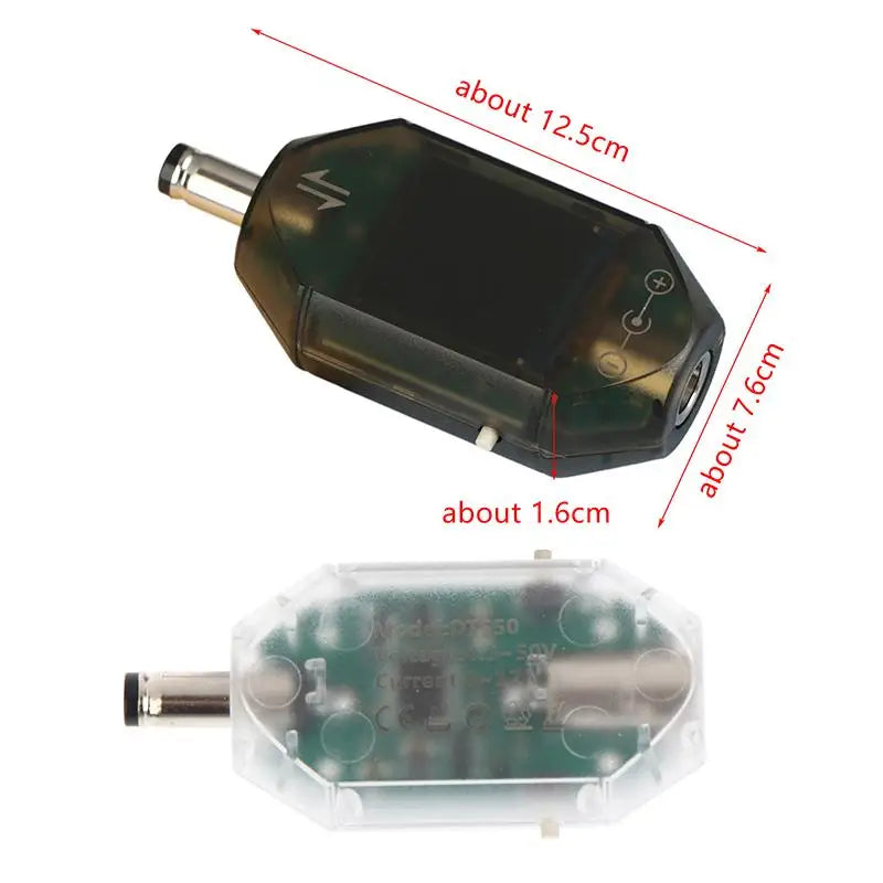 Korkean tarkkuuden digitaalinen DC-jännitevirrankoe DT550, 600W, 4.5-50V, 12A