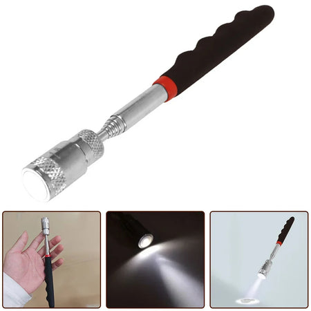 Extendable LED Magnetic Pickup Tool for Nuts and Bolts - DAZZLEEX