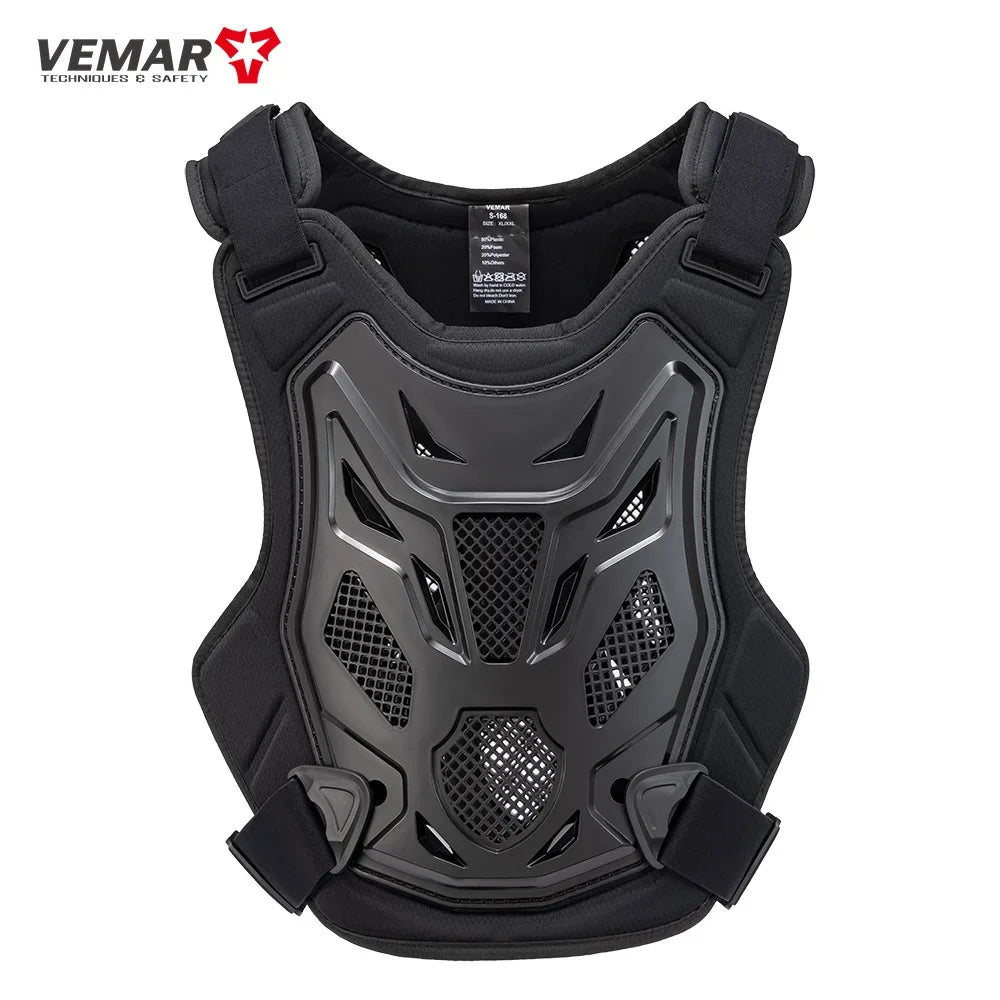 VEMAR All-Season Motocross Armor Vest for Men and Women Black / XL-XXL
