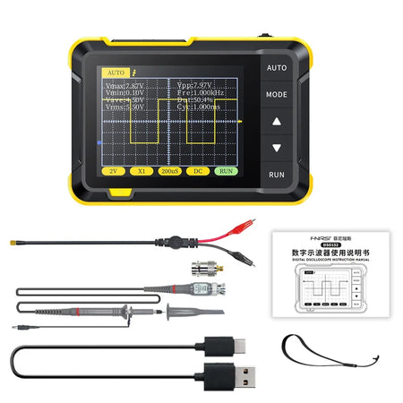 FNIRSI DSO152 Professional Handheld Digital Oscilloscope &ndash; High Sampling Rate and Wide Bandwidth High Configuration