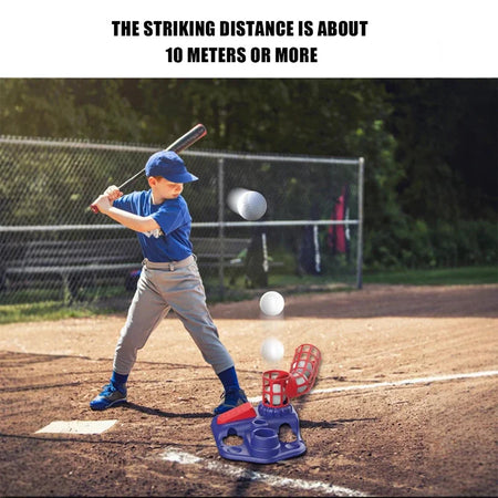 3In1 Kids Baseball Toy Set &ndash; Auto Launcher With Height Adjust