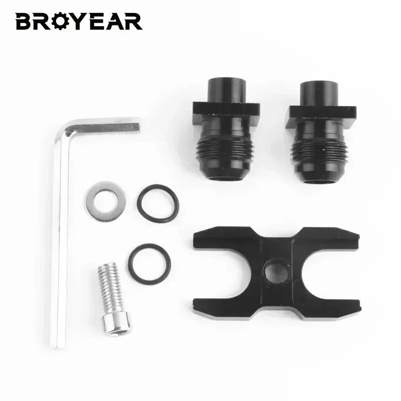 Aluminum AN10 Oil Cooler Adapter Kit for BMW E36 E46 E90 E92 335i M3 by InterCyprus Trading Ltd