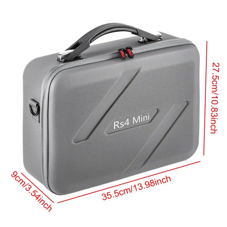 DJI RS4 Mini Carrying Case PU Shoulder Bag Shockproof Gray