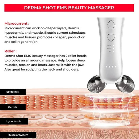 Vilnason Micro-Current Facial Roller &ndash; Skin Firming