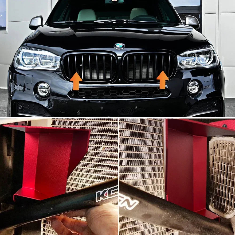 Pair Dynamic Air Scoops for BMW F20 F30 N55 335i 435i by InterCyprus Trading Ltd