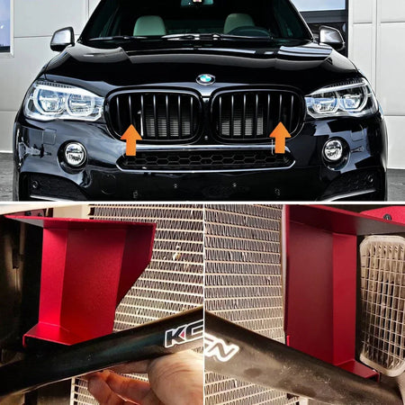 Pair Dynamic Air Scoops for BMW F20 F30 N55 335i 435i by InterCyprus Trading Ltd