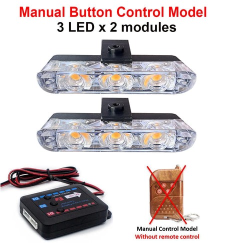 3LED Car Grid Strobe Light &ndash; Emergency Strobe Beacon