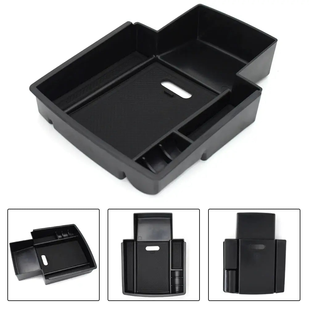 Armrest Storage Box For Audi A4 S4 B8 2011 2012 2013 2014 2015 A5 2008-2020 Center Console Organizer Glove Tray Pallet Case by InterCyprus Trading Ltd