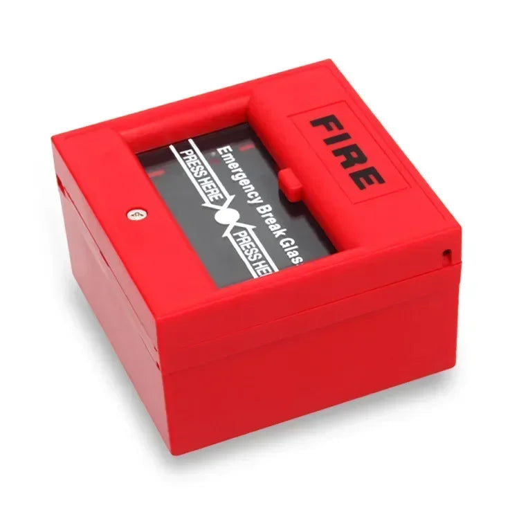 Red Fire Alarm Glass Release &ndash; Emergency Door Release Switch