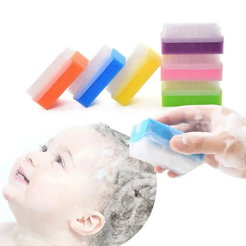 Therapeutic Baby Bath Brush for Sensory Relief and Deep Pressure Therapy WHITE