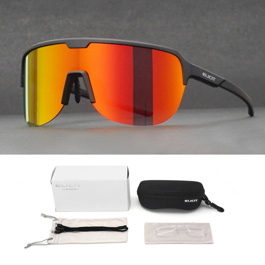 ELICIT MTB Sunglasses &ndash; UV400 Protection and Anti-Fog Design 02(only one lens)