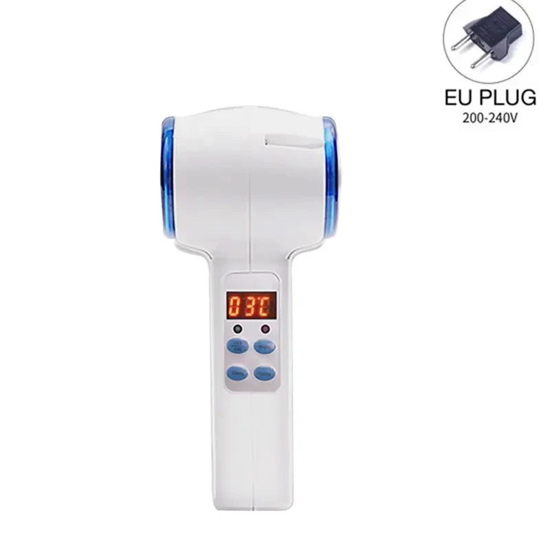 A0807 &ndash; Hot And Cold Double Head Massager With Blue Light EU plug