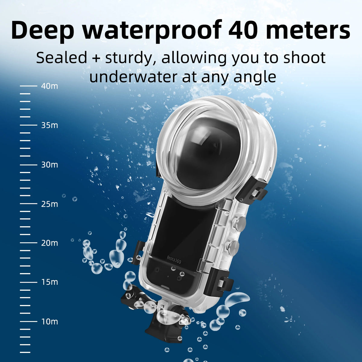 Insta360 X5 Dive Case &ndash; 60 Meter Waterproof Protection