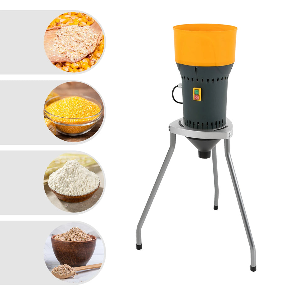 Mulino Elettrico per Cereali 1000/1300W – Motore in Rame per Uso Domestico