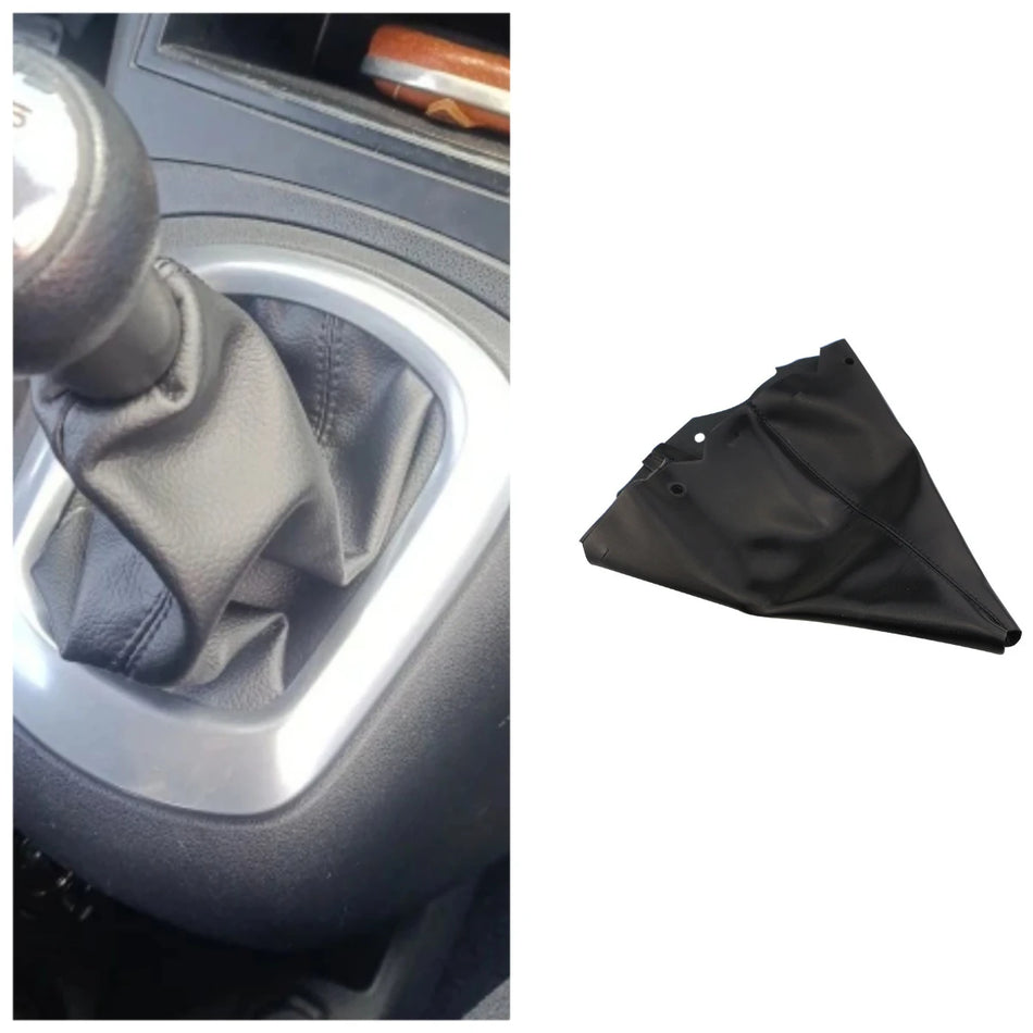 Pavarų rankenėlės apdangalas Peugeot 206 PU odos universalus tinka lengvai montuoti