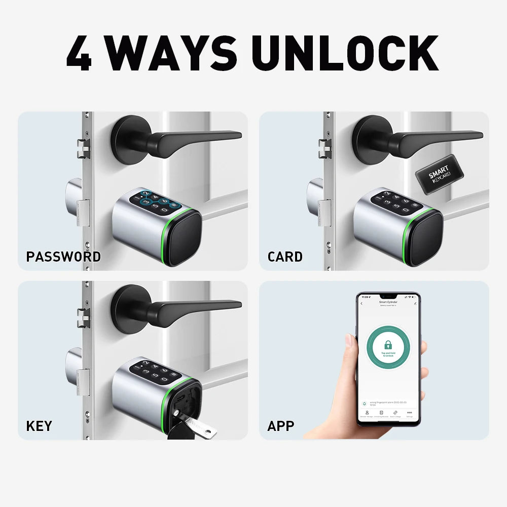 Tuya BLE Smart Electronic Door Lock &ndash; Biometric Unlock