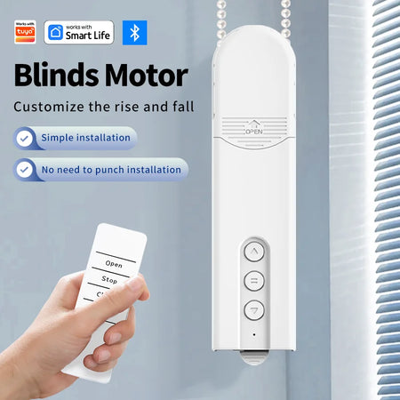 Smart Home Electric Curtains with Bluetooth Remote Control