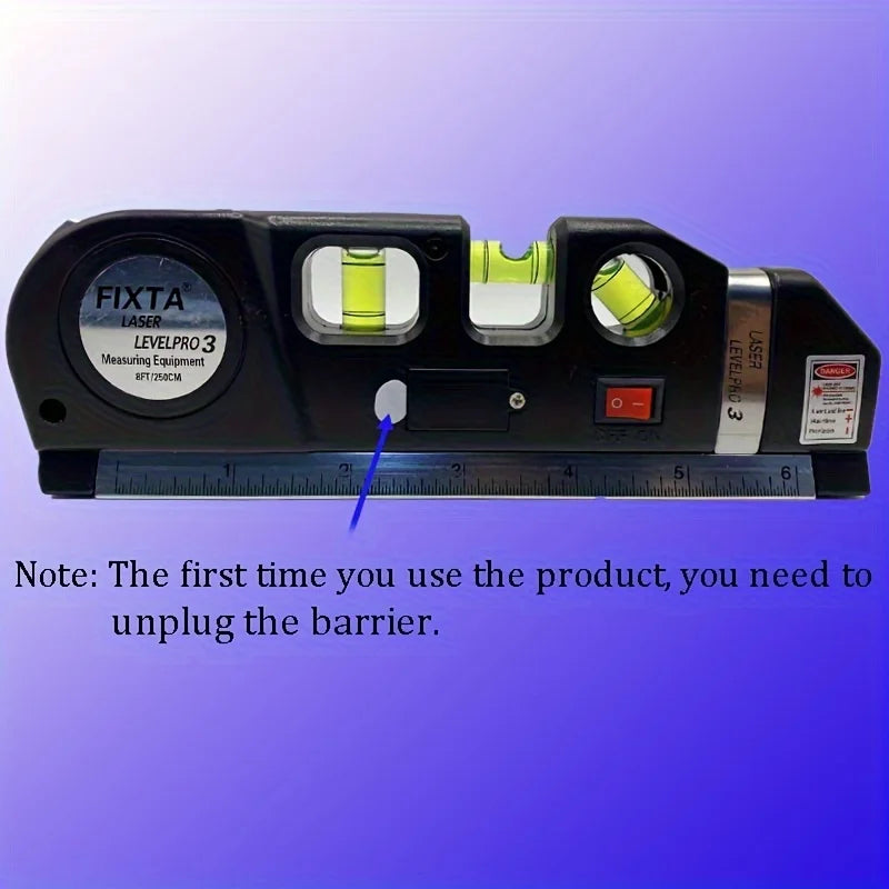 Multipurpose Laser Level Kit with 8FT Measuring Tape and Rulers