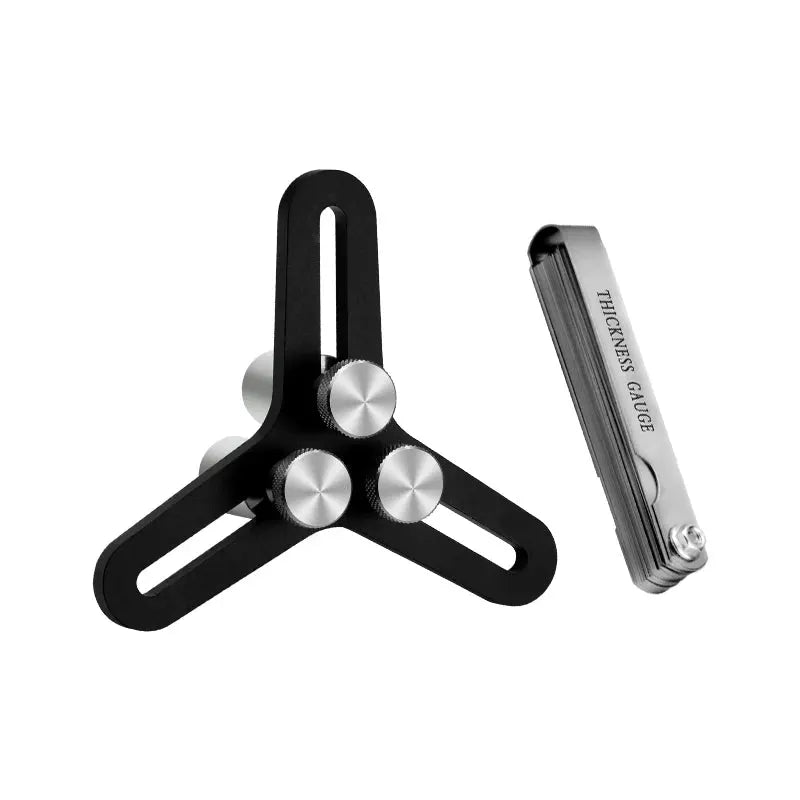 7075 Billet Aluminum Engine Piston Ring Squaring Tool Compatible for 2" to 5" Bore And Gap with 32 Blades Feeler Gauge Gap Measu by InterCyprus Trading Ltd