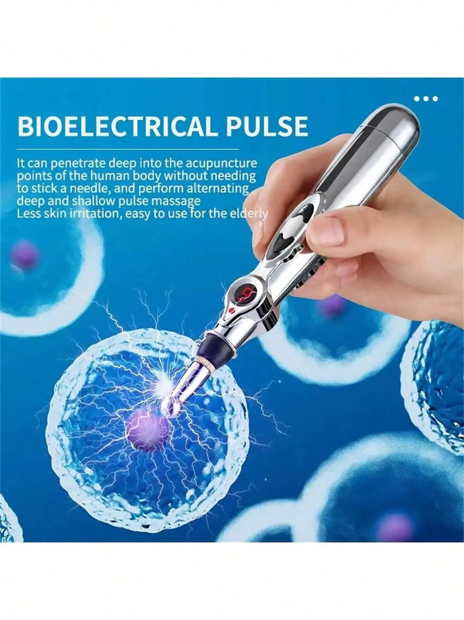 Professionel TENS-enhed med elektroder til muskelstimulering, smertelindring