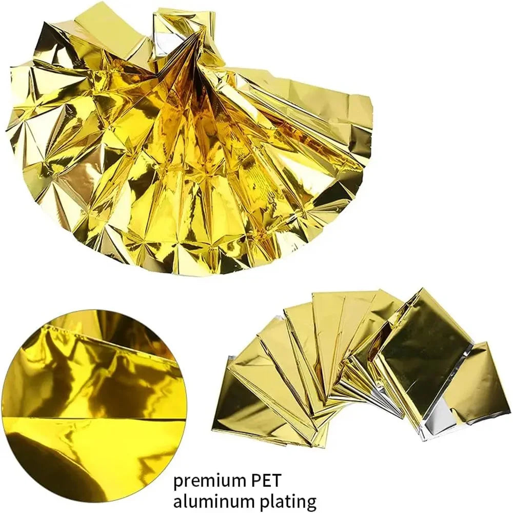 Emergency Thermal Blanket Waterproof &ndash; Heat Lock Safety