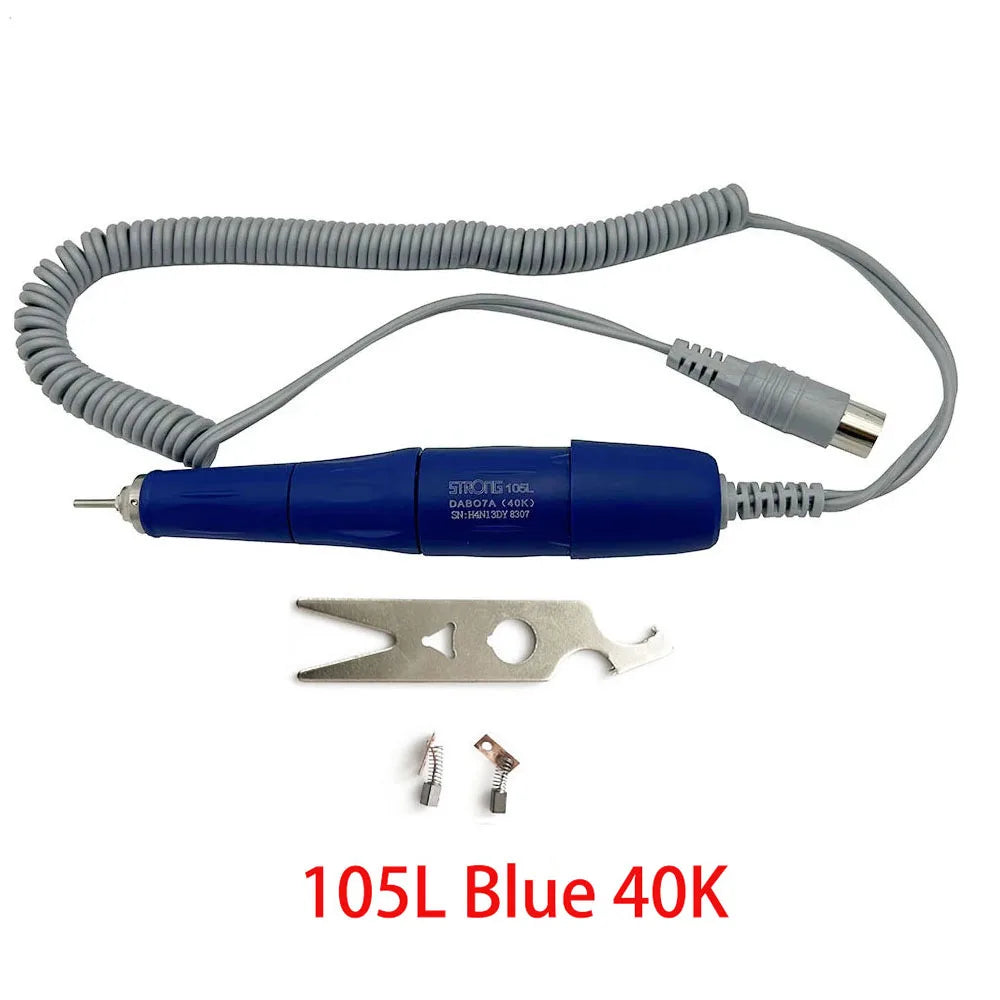 Strong 210 Electric Micro Motor Nail Drill &ndash; High-Speed 35000 RPM Polishing 105L 40K Blue