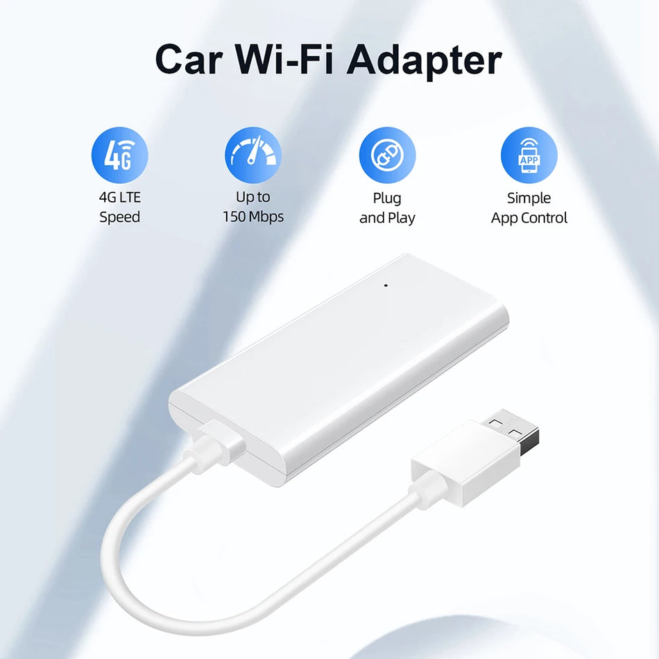 Automobilio 4G LTE karštasis taškas su 150 Mbps, nešiojamas WiFi maršrutizatorius
