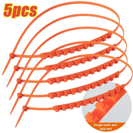 Disposable Anti Skid Straps For Tires &ndash; Emergency Traction 5pcs