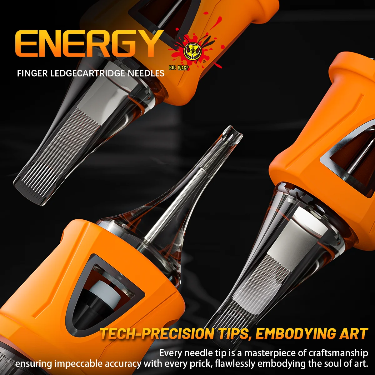 BIGWASP 20PCS Tattoo Cartridge Needles RL RS M1 RM &ndash; Sterile