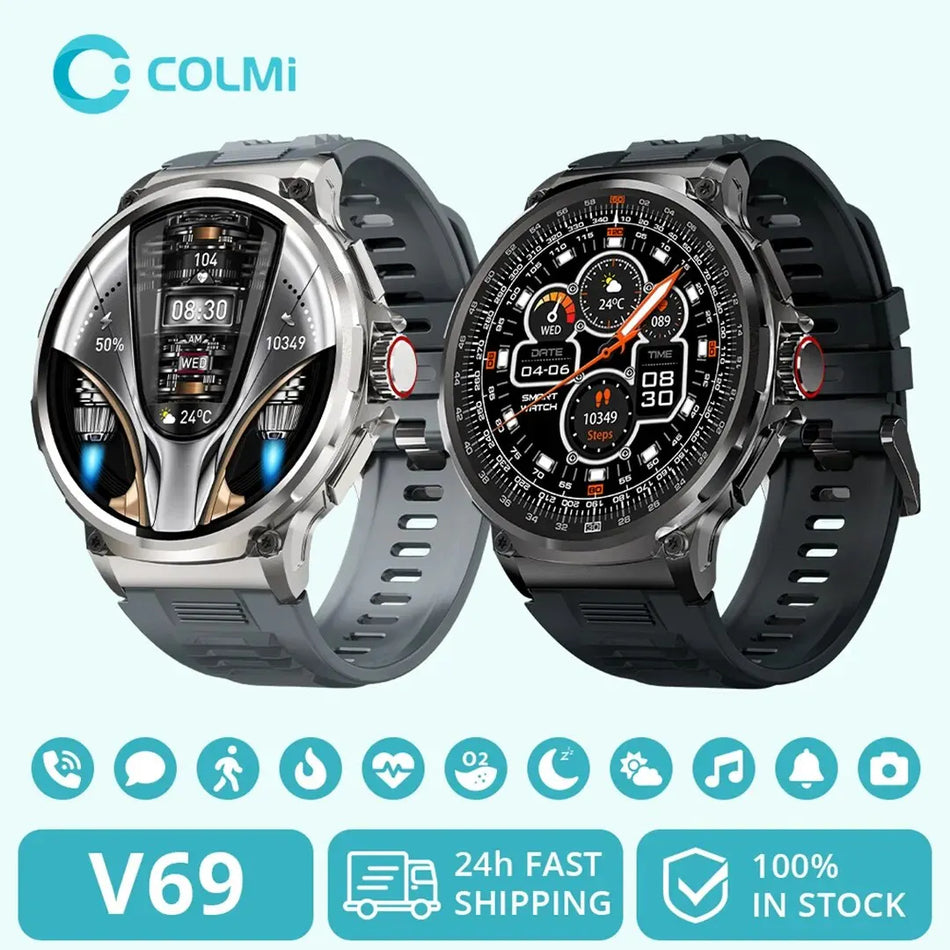Colmi V69 1.85In HD Bluetooth Chiamata Smartwatch Uomo Fitness