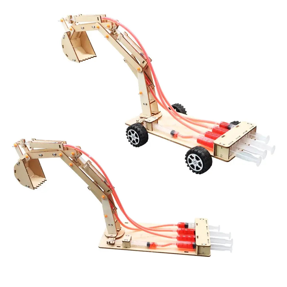 Hydraulic Excavator DIY Student Technology Small Production Science and Education Toy Model Science Experiment Toy by InterCyprus Trading Ltd