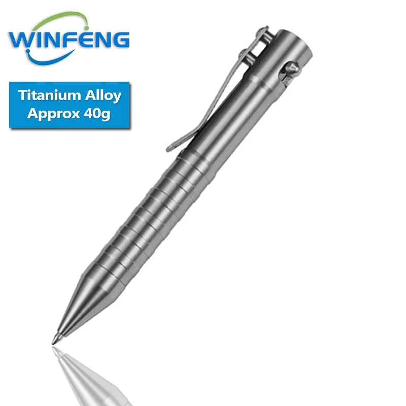 LISM Tactical Bolt Action Pen &ndash; Emergency Glass Breaker Silver