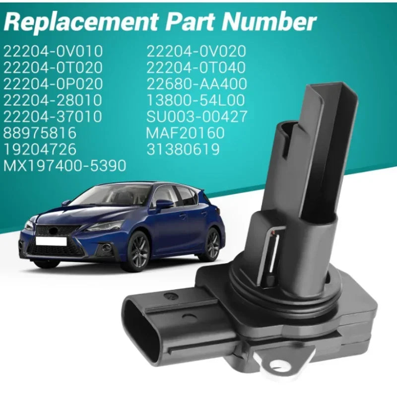 Senzor de flux de aer pentru Toyota Camry, Corolla, Sienna, 4Runner, Lexus CT200H