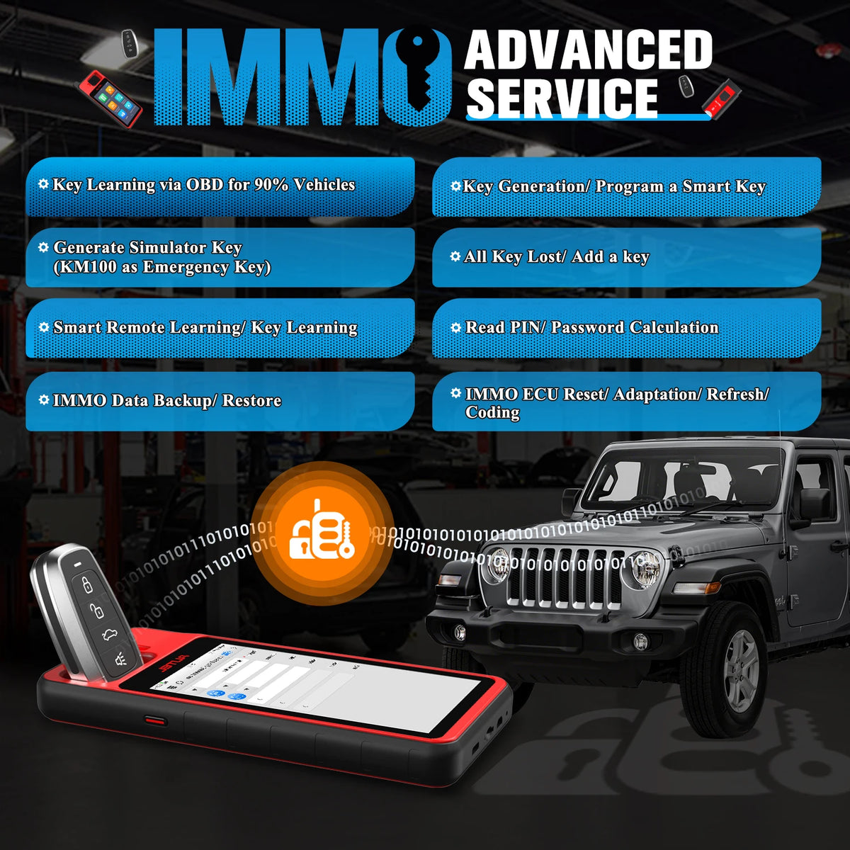 Autel MaxiIM KM100 KM100X Key Tool - All Key Lost Recovery